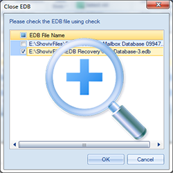 After Click On “Close EDB” a “Close EDB” Dialog box is pop-up