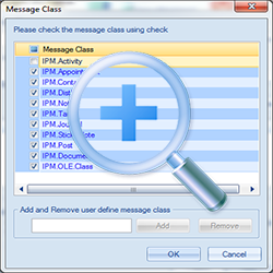 Message Class using check