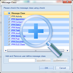 Check the Message class using check box.